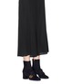 Figure View - Click To Enlarge - GUCCI - Kiltie fringe suede boots
