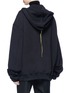 Back View - Click To Enlarge - HAIDER ACKERMANN - 'Perth' metallic embroidered hoodie
