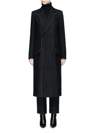 Main View - Click To Enlarge - HAIDER ACKERMANN - Embroidered virgin wool melton coat