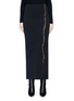 Main View - Click To Enlarge - HAIDER ACKERMANN - 'Nagel' metallic embroidered jersey pencil skirt
