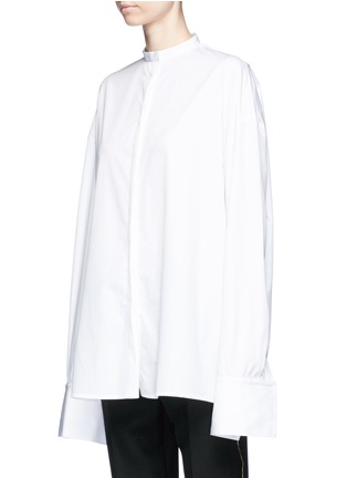 Front View - Click To Enlarge - HAIDER ACKERMANN - Split cuff poplin shirt