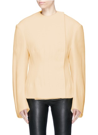 Main View - Click To Enlarge - HAIDER ACKERMANN - 'Franklin' darted wool coat