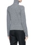 Back View - Click To Enlarge - HAIDER ACKERMANN - Metallic embroidered turtleneck knit sweater