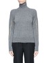 Main View - Click To Enlarge - HAIDER ACKERMANN - Metallic embroidered turtleneck knit sweater
