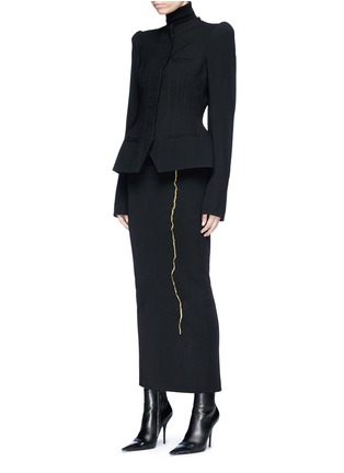 Figure View - Click To Enlarge - HAIDER ACKERMANN - Darted suiting jacket