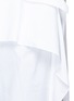 Detail View - Click To Enlarge - CÉDRIC CHARLIER - Tiered sash cotton poplin shirt