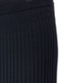Detail View - Click To Enlarge - CÉDRIC CHARLIER - Pleat effect rib knit midi skirt
