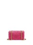 Detail View - Click To Enlarge - GUCCI - 'GG Marmont' mini quilted velvet crossbody bag
