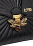  - GUCCI - 'Queen Margaret' jewelled bee quilted leather backpack