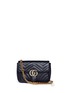 Main View - Click To Enlarge - GUCCI - 'GG Marmont' pearl logo small quilted leather crossbody bag