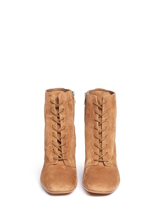 Front View - Click To Enlarge - VINCE - 'Halle' suede ankle boots