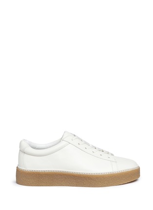 Main View - Click To Enlarge - VINCE - 'Neela' leather flatform sneakers