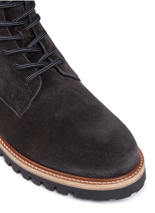 Detail View - Click To Enlarge - VINCE - 'Farley' suede combat boots