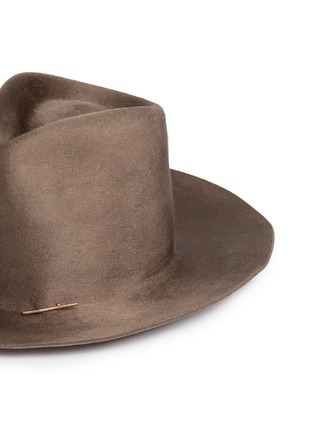 Detail View - Click To Enlarge - JANESSA LEONÉ - 'Riley' wool felt fedora hat