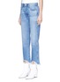 Front View - Click To Enlarge - 3X1 - 'Shelter Austin' frayed cuff cropped jeans