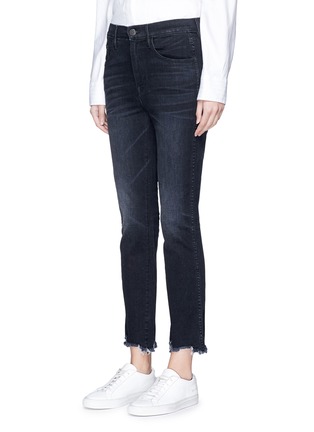 Front View - Click To Enlarge - 3X1 - 'W3 Straight Authentic' high rise cropped jeans