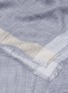 Detail View - Click To Enlarge - ISH - Metallic border wool-cashmere scarf
