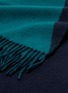 Detail View - Click To Enlarge - ISH - Colourblock cashmere scarf