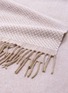 Detail View - Click To Enlarge - ISH - Cashmere herringbone scarf