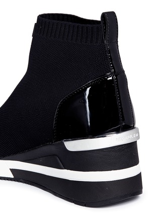 Detail View - Click To Enlarge - MICHAEL KORS - 'Skyler' knit sock sneaker boots