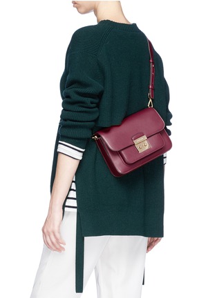 Figure View - Click To Enlarge - MICHAEL KORS - 'Sloan Editor' leather crossbody bag