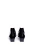 Back View - Click To Enlarge - 3.1 PHILLIP LIM - 'Blade Desert' geometric heel calfskin leather booties