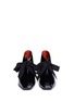 Front View - Click To Enlarge - 3.1 PHILLIP LIM - 'Blade Desert' geometric heel calfskin leather booties