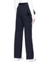 Back View - Click To Enlarge - COMME MOI - Asymmetric ruffle panel twill pants