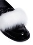 Detail View - Click To Enlarge - JOSHUA SANDERS - 'Foxy' fox fur band spazzolato leather loafers
