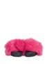 Front View - Click To Enlarge - JOSHUA SANDERS - 'Foxy' fox fur slides