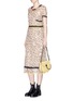 Figure View - Click To Enlarge - COACH - 'Wild Beast' print sequin embroidery dress