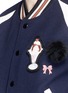 Detail View - Click To Enlarge - COACH - Assorted patch varsity jacket
