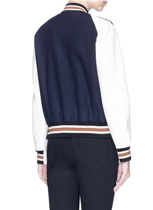 Back View - Click To Enlarge - COACH - Assorted patch varsity jacket