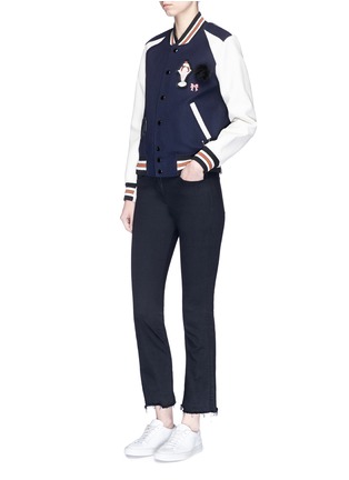Figure View - Click To Enlarge - COACH - Assorted patch varsity jacket