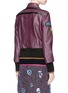 Back View - Click To Enlarge - COACH - Retro space patch leather jacket
