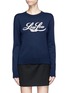 Main View - Click To Enlarge - SAINT LAURENT - 'LouLou' embroidered wool sweater