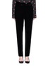 Main View - Click To Enlarge - SAINT LAURENT - Velvet tapered leg pants