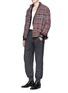 Figure View - Click To Enlarge - HAIDER ACKERMANN - Tartan plaid padded herringbone shirt jacket