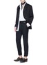Figure View - Click To Enlarge - HAIDER ACKERMANN - Double breasted virgin wool blazer