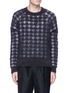 Main View - Click To Enlarge - HAIDER ACKERMANN - Houndstooth jacquard brushed sweater