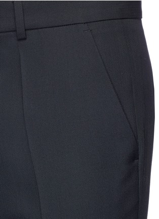 Detail View - Click To Enlarge - HAIDER ACKERMANN - Virgin wool basketweave pants