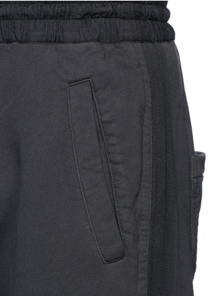 Detail View - Click To Enlarge - HAIDER ACKERMANN - Herringbone outseam jogging pants