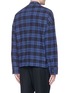 Back View - Click To Enlarge - HAIDER ACKERMANN - Check plaid padded flannel shirt jacket