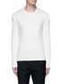 Main View - Click To Enlarge - HAIDER ACKERMANN - Suede patch wool sweater