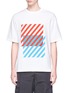 Main View - Click To Enlarge - 73119 - Block stripe print T-shirt