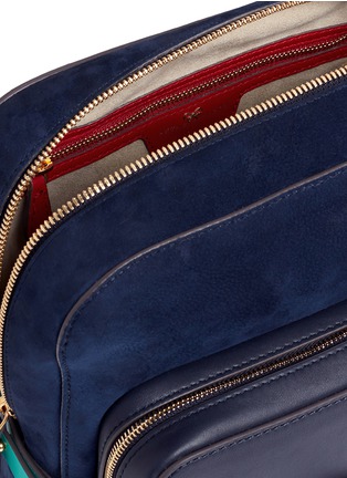 Detail View - Click To Enlarge - ANYA HINDMARCH - 'Stack' heart belted leather camera bag
