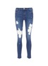 Main View - Click To Enlarge - FRAME - 'Le High Skinny' distressed jeans