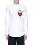Main View - Click To Enlarge - PORTS 1961 - Beaded heart embroidered shirt
