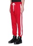 Front View - Click To Enlarge - PORTS 1961 - Stripe outseam jogging pants