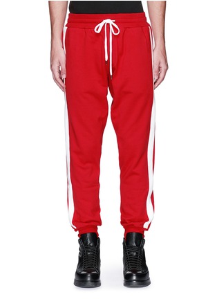 Main View - Click To Enlarge - PORTS 1961 - Stripe outseam jogging pants